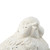 Small Sitting Bird Outdoor Garden Figurine - 13.5" - White - IMAGE 4