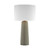 27” Grey Eilat Outdoor Table Lamp with Pure White Shade - IMAGE 1