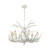 17” White Big Sky 6-Light Chandelier - IMAGE 1