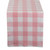72" Pink and White Buffalo Checkered Rectangular Table Runner - IMAGE 1