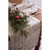 Holiday Collage Christmas Cotton Table Runner - 108" - Silver and Off-White - IMAGE 2