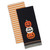 Set of 2 Black and Orange Jack O' Lantern Dishtowels 28" - IMAGE 1
