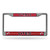 6" x 12" Red and Black College Utah University Utes Bling Auto License Plate Cover - IMAGE 1