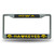 6" x 12" Black and Yellow College Iowa Hawkeyes License Plate Cover - IMAGE 1