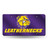 6" x 12" Yellow and Purple College Western Illinois Leathernecks Tag - IMAGE 1