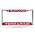 6" x 12" Silver Colored and Red College Maryland Terrapins License Plate Cover - IMAGE 1