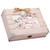 Distressed Rectangular Love Keep Safe Musical Box - 8.5" - Plush Pink - IMAGE 1