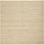 10' Solid Brown Hand Woven Square Area Throw Rug - IMAGE 1