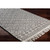 5' x 7.5' Diamond Lattice Patterned Black and White Rectangular Area Throw Rug