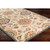 6' x 9' Persian Floral Beige and Blue Hand Tufted Wool Rectangular Area Throw Rug