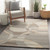 12' x 15' Geometric Brown and Beige Rectangular Area Throw Rug - IMAGE 2