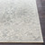 7.8' x 10.25' Medallion Patterned Ivory and Gray Rectangular Area Throw Rug - IMAGE 6