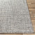 5' x 7'6" Textured Gray and Black Rectangular Hand Loomed Wool Area Throw Rug - IMAGE 5