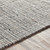5' x 7'6" Textured Gray and Black Rectangular Hand Loomed Wool Area Throw Rug
