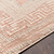 5'3" x 7'3" Mosaic Style Pale Pink and Beige Rectangular Area Rug