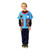 Blue Robotic Engineer Halloween Costume Shirt 3/4 length - IMAGE 2