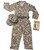 Jr. Camouflage Suit w/Cap & Belt Halloween costume - Size 4/6 - IMAGE 2