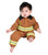 Tan Infant Fire Fighter Halloween Costume- Size 6 to 12 Months - IMAGE 1