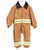 Tan Infant Fire Fighter Halloween Costume- Size 6 to 12 Months - IMAGE 2