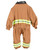 Tan Infant Fire Fighter Halloween Costume- Size 6 to 12 Months - IMAGE 4