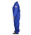 Blue Flight Suit Halloween Costume with Embroidered Cap (adult sml) - IMAGE 3