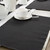 Set of 6 Black Ribbed Placemats 19” x 13" - IMAGE 4