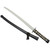 30-Inch Black and Gray Dragon Ninja Sword - IMAGE 1
