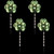 St Patrick's Day Shamrock Outdoor Pathway Markers - 24" - Set of 4 - IMAGE 1