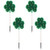St Patrick's Day Shamrock Outdoor Pathway Markers - 24" - Set of 4 - IMAGE 2