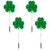 Lighted Shamrock St. Patrick's Day Outdoor Pathway Markers - 28.75" - Set of 4 - IMAGE 2