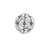 6.5" Black Handcrafted Metal Wire Ball Tabletop Decoration - IMAGE 3