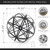 6.5" Black Handcrafted Metal Wire Ball Tabletop Decoration - IMAGE 4