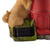 Dogs and Fire Hydrant Solar Powered Outdoor Statue - 12" - Beige and Red