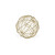 7" Gold Abstract Linear Orbs Tabletop Decoration - IMAGE 1