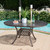 7-Piece Hammered Bronze Finish Aluminum Outdoor Furniture Patio Expandable Dining Set - IMAGE 3