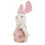 11" Pink Spring Floral Easter Bunny Figure - IMAGE 4