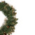 Pre-Lit Yorkshire Pine Artificial Christmas Wreath, 24-Inch, Clear Lights - IMAGE 4