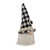 8.25" Black and White Buffalo Plaid Coffee Gnome - IMAGE 4