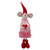 20" Standing Plush Girl Mouse Valentine's Day Figure - IMAGE 1