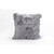 20" Gray Decorative Cushion - Feather and Down Filler - IMAGE 1