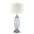 29.5" Lake Butler Crystal Table Lamp with Drum Shade - IMAGE 1