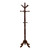 73.75" Cherry Red Wood Traditional Coat Rack with Hanging Hooks - IMAGE 1