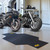 Black and yellow University of Idaho Motorcycle Mat 82.5" x 42" - IMAGE 4