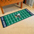 30" x 72" Green and Black NCAA Georgia Tech Yellow Jackets Football Field Rectangular Area Throw Rug Runner - IMAGE 2