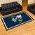 5' x 8' Blue and Brown NCAA Georgia Tech Yellow Jackets Rectangular Plush Area Throw Rug - IMAGE 2