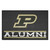 Black and White Boilermakers Alumni Starter Door Mat 30" x 19" - IMAGE 1