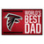 Black and Red NFL Atlanta Falcons "World's Best Dad" Rectangular Starter Door Mat 19" x 30" - IMAGE 1