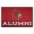 NCAA Red and white Cardinals Alumni Starter Door Mat 30" x 19" - IMAGE 1