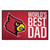 19" x 30" Red and Black NCAA Cardinals "WB Dad" Starter Door Mat - IMAGE 1