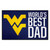19" x 30" Blue and Yellow NCAA Mountaineers "WB Dad" Starter Door Mat - IMAGE 1